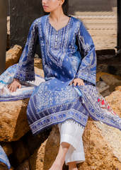 Lawn 3 Piece Suit - Stitched