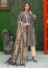 Biege Cotton Lawn - Stitched