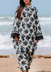 2 PIECE - ALLOVER COTTON SUIT - Stitched