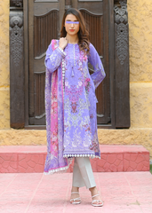 Purple Cotton Lawn