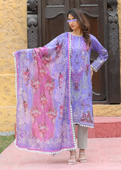 Purple Cotton Lawn