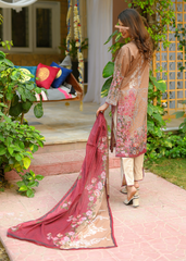 Beige Cotton Lawn