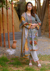 Beige Cotton Lawn