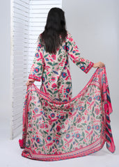 Lawn 3 Piece Suit - Stitched