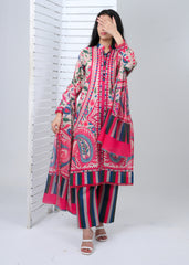 Lawn 3 Piece Suit - Stitched