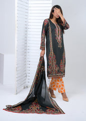 Lawn 3 Piece Suit - Stitched