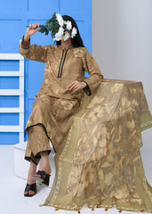 Silk Lawn 3 Piece Suit - Stitched