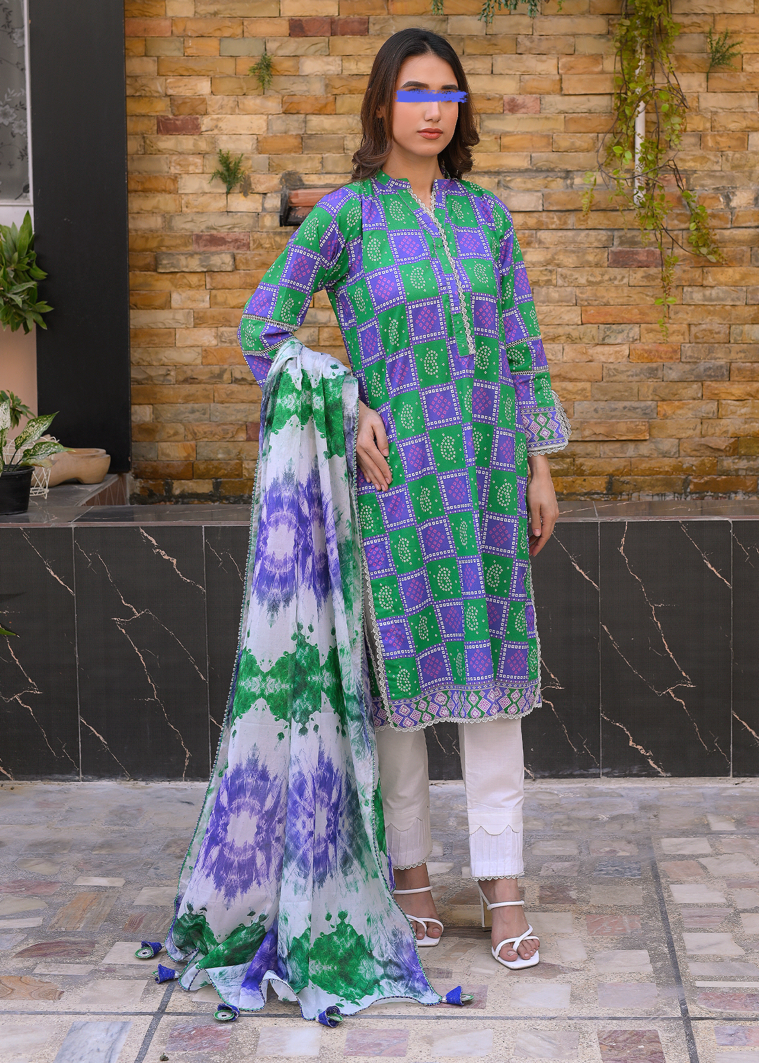 Multi Colour Cotton Lawn