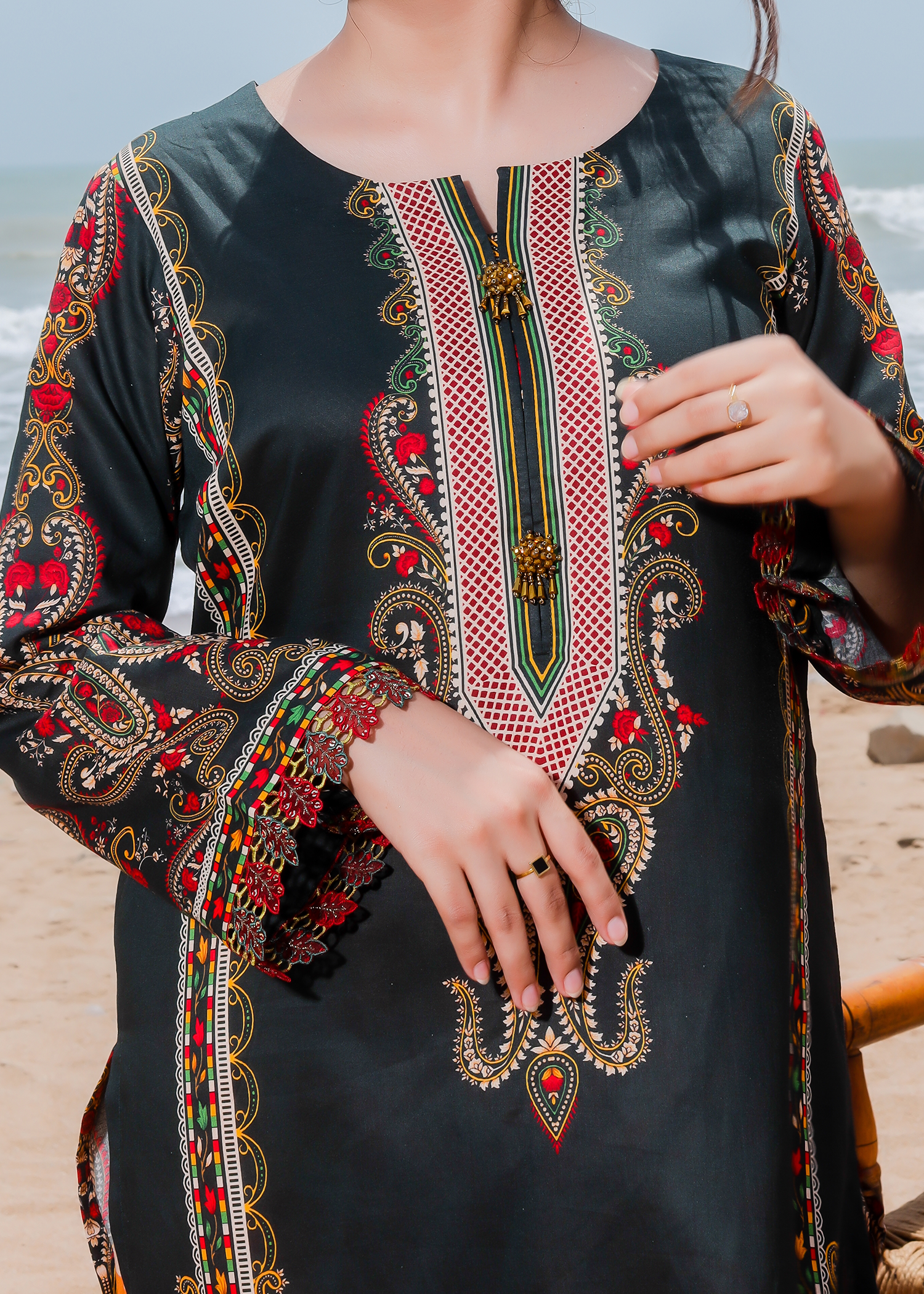 Lawn 3 Piece Suit - Stitched