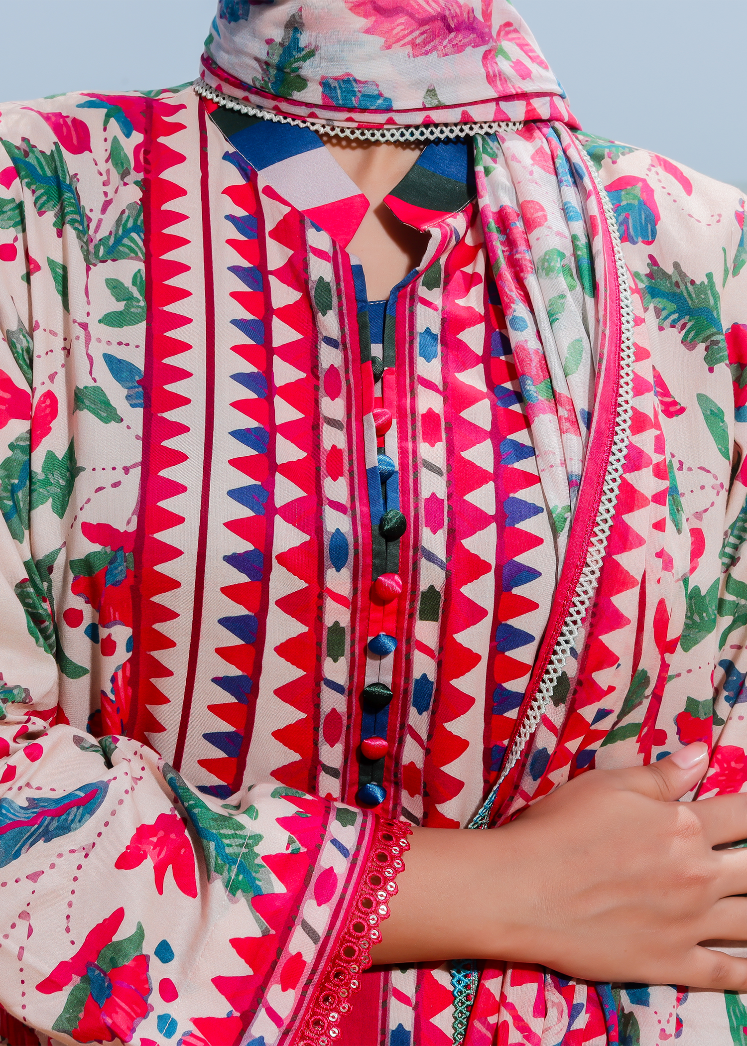 Lawn 3 Piece Suit