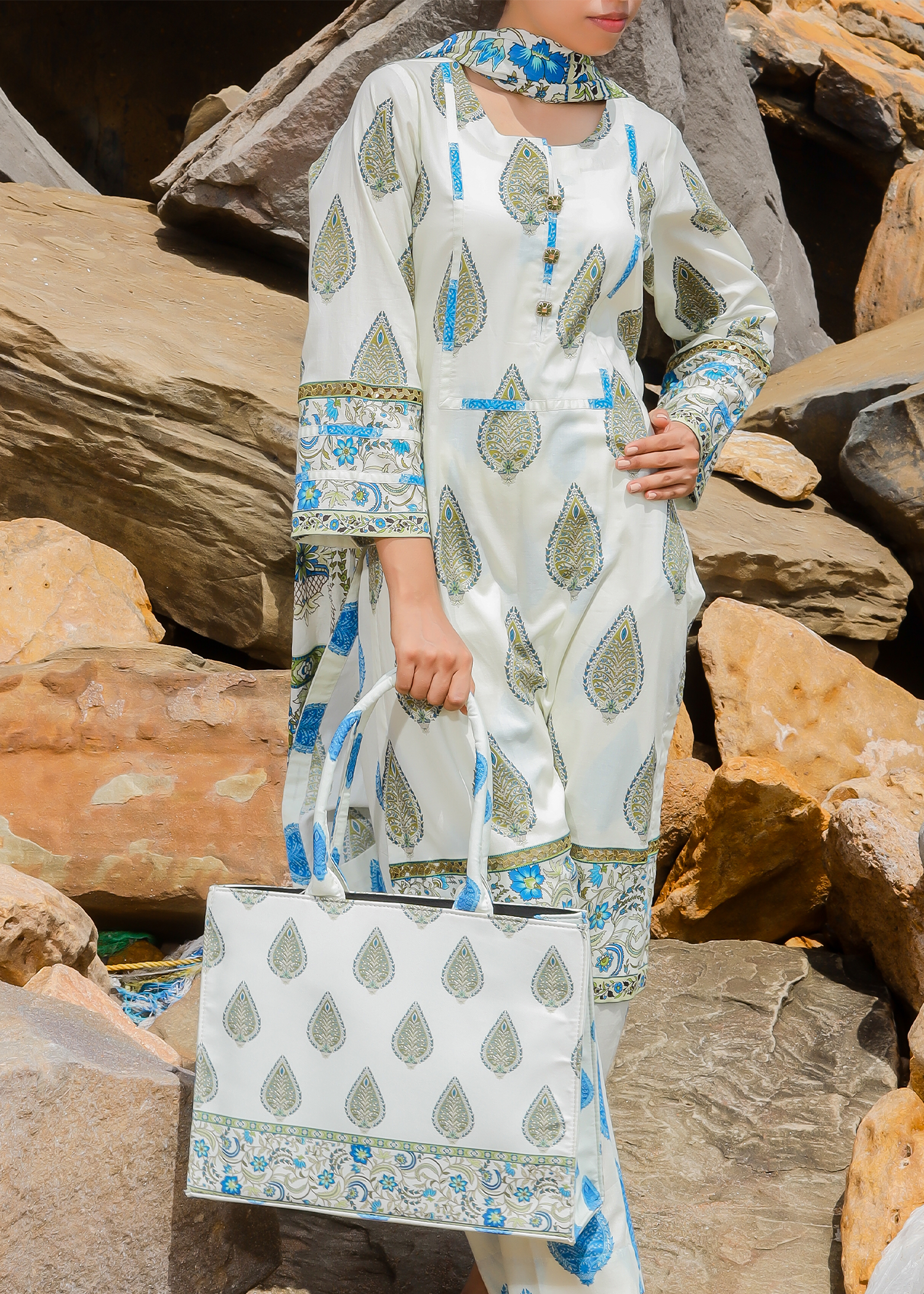 Lawn 3 Piece Suit