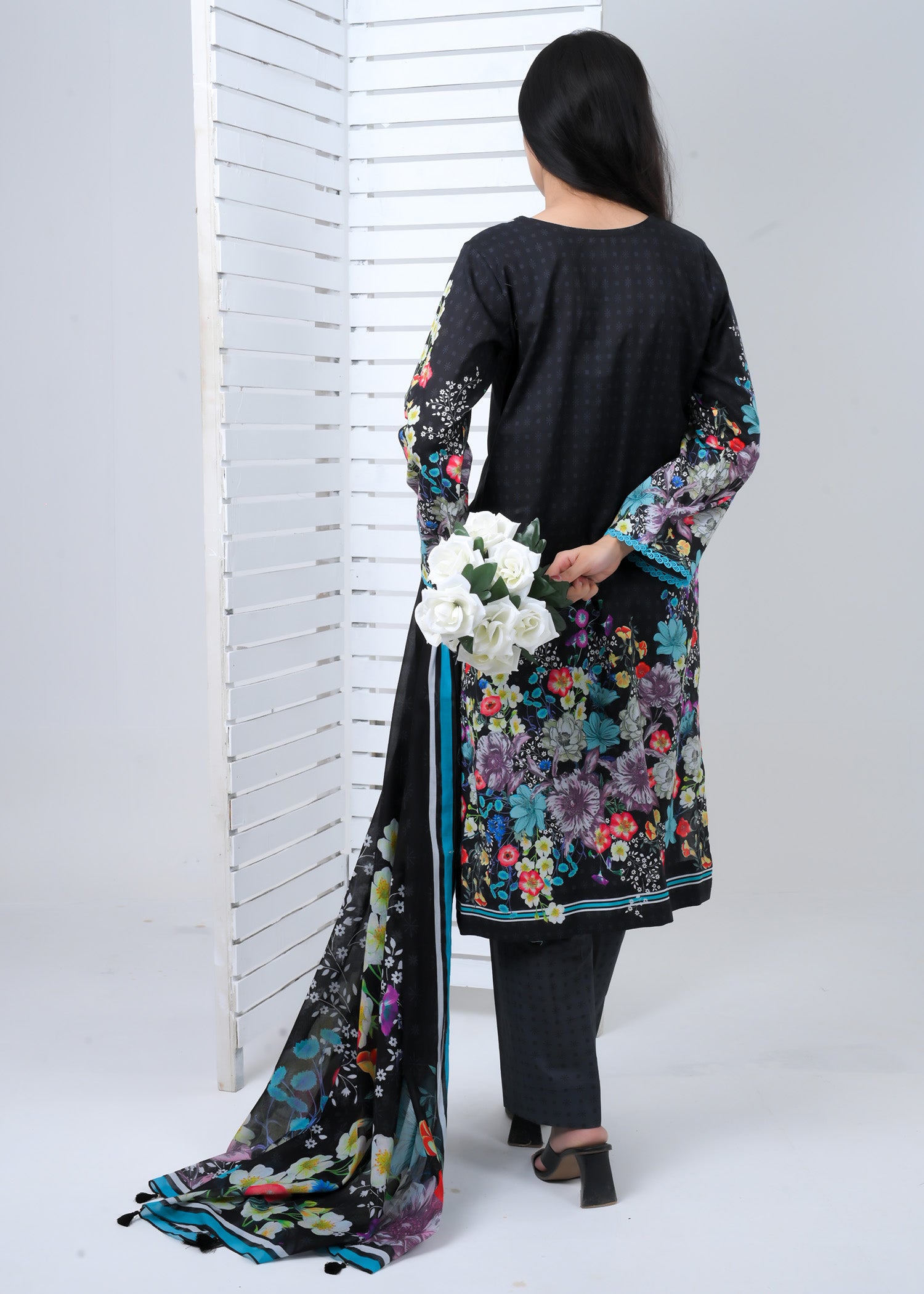 Lawn 3 Piece Suit - Stitched