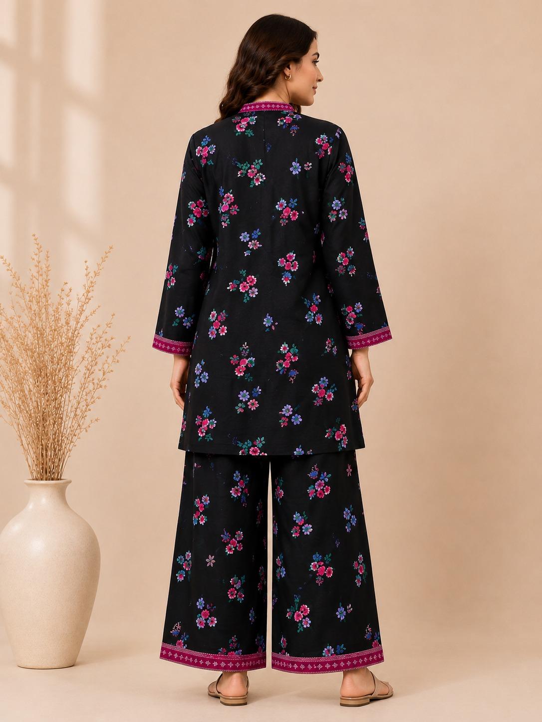 Black Floral